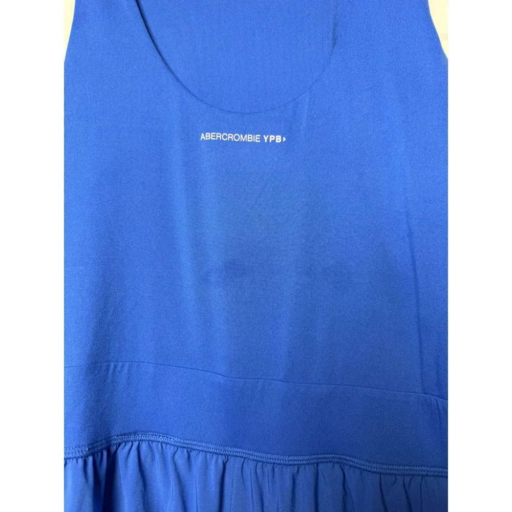 Abercrombie Kids YPB Active Dress Blue Racerback Built-in Shorts Pockets 17/18